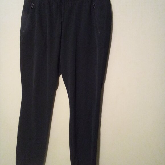 Magellan Pants Women L Water Repellent Lost Pines Active Zip Pockets Black - Picture 2 of 14